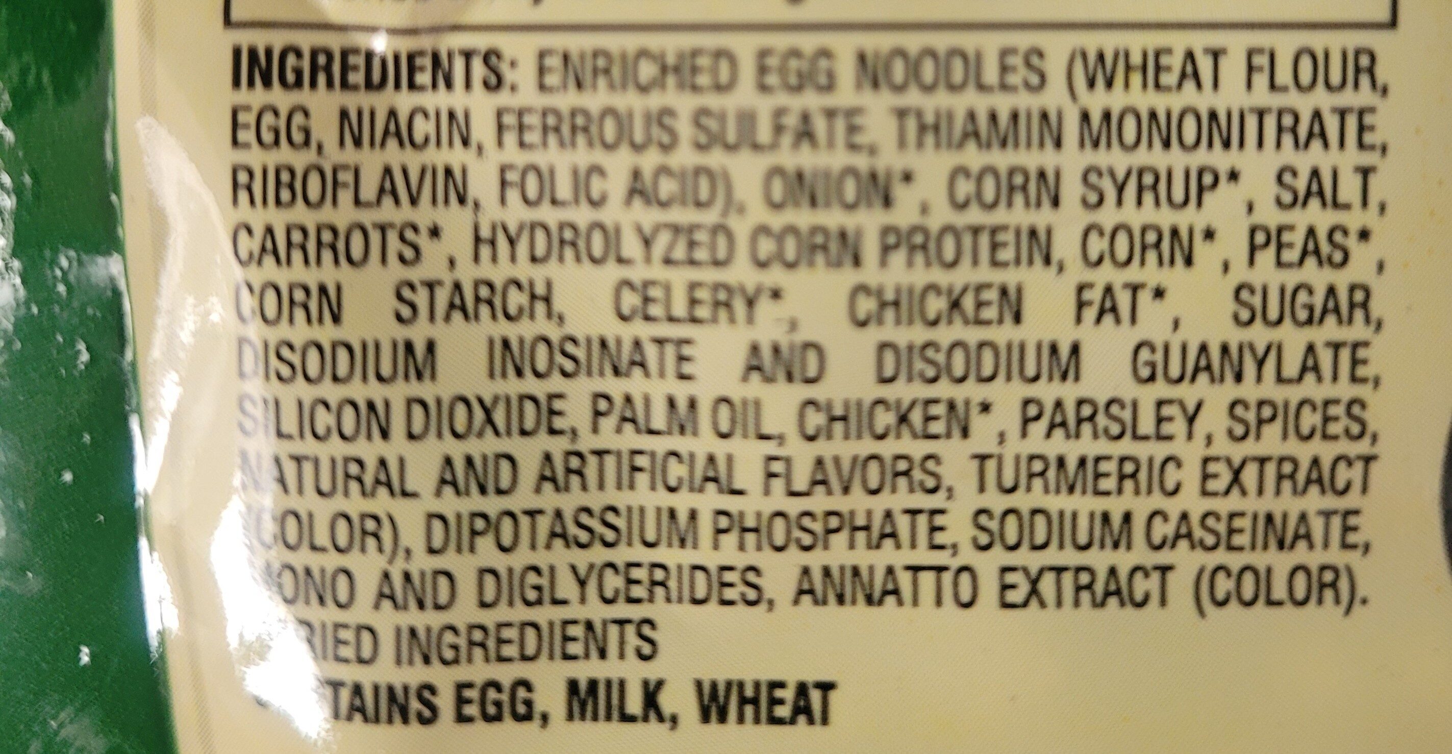 Chicken noodle soup mix - Ingredients