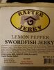 Lemon Pepper Swordfish Jerky - Product