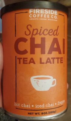 Spiced chai tea latte - Producto - en