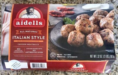 Italian Style Chicken Meatballs with Mozzarella Cheese - Product
