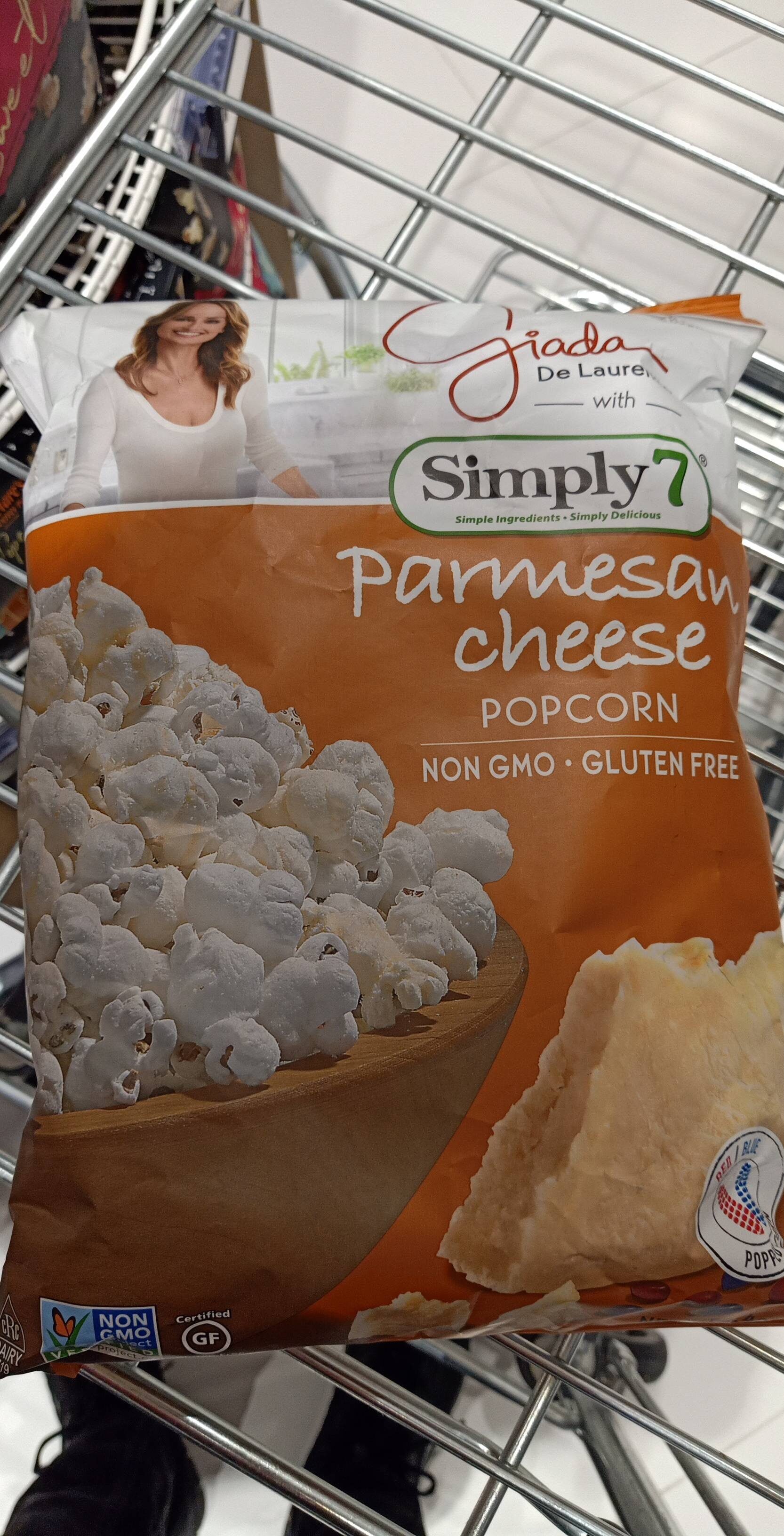 Popcorn, parmesan cheese - Product