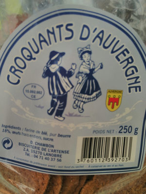 Croquants d'Auvergne - Product - fr
