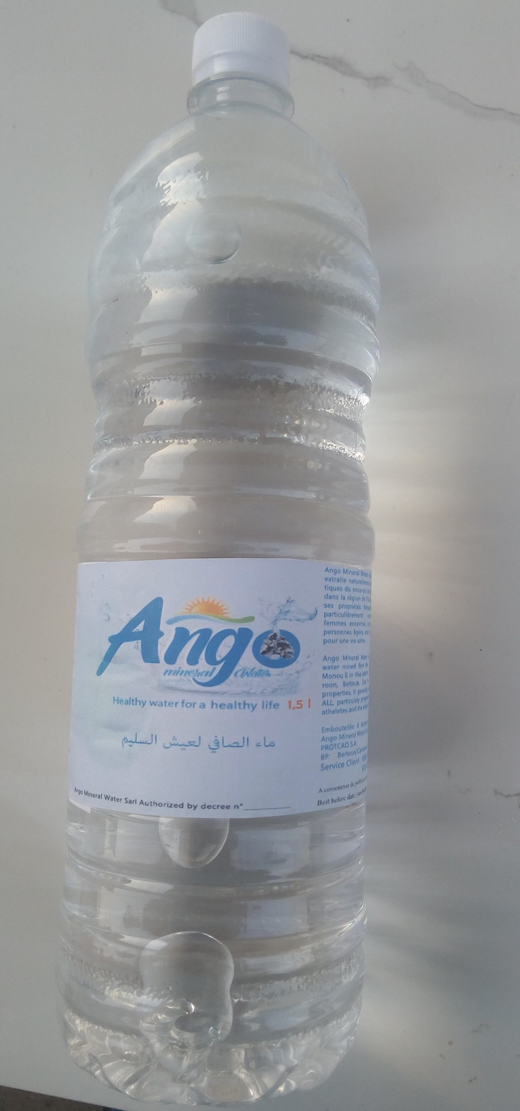 ANGO MINERAL WATER - Product - fr