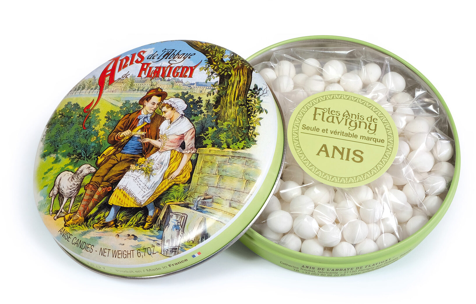 Boite ronde anis usa - Product - fr