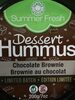 Chocolate brownie dessert hummus - Produit