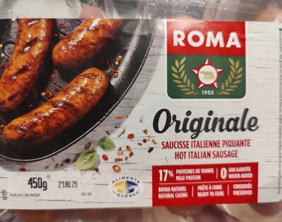 Hot Italian sausage - Product - fr