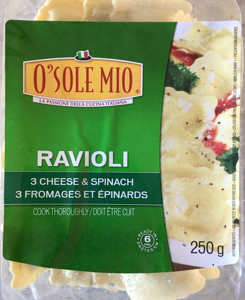 Ravioli 3 Cheese & Spinach - Product - fr
