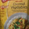 Hot & spicy indian coconut vegetables & sweet potatoes simmered in a spicy coconut yogurt sauce, hot & spicy, indian coconut vegetables - Product