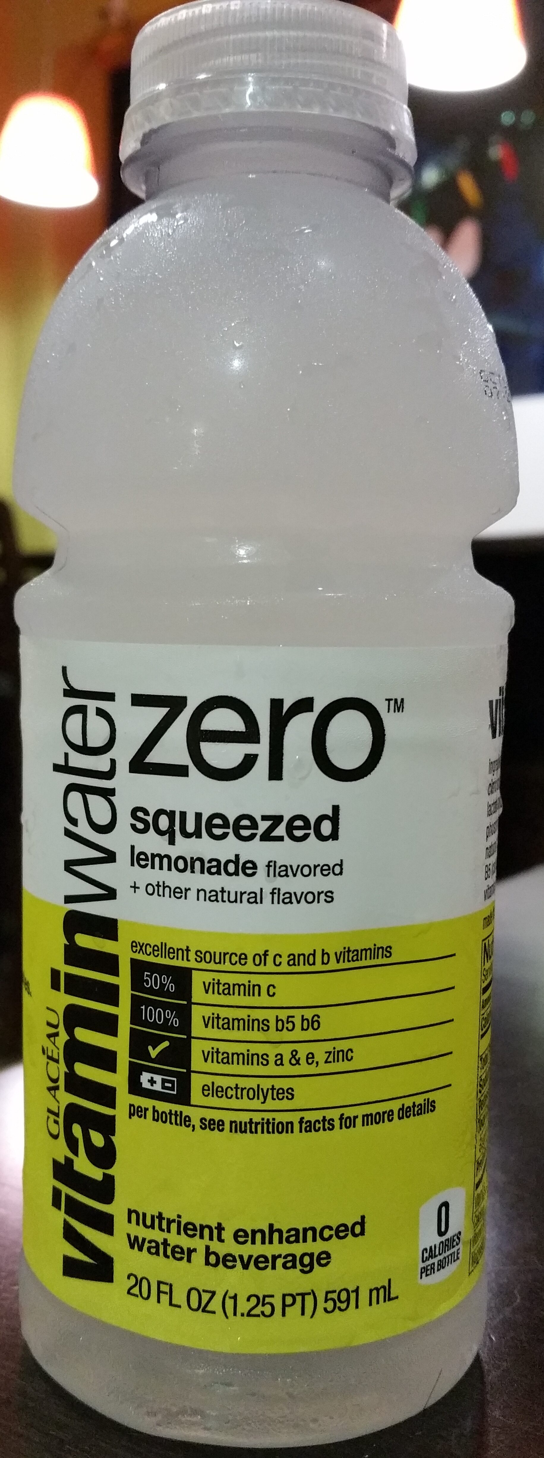 Vitamin water, vitaminwater zero squeezed, lemonade, lemonade - Produit - en