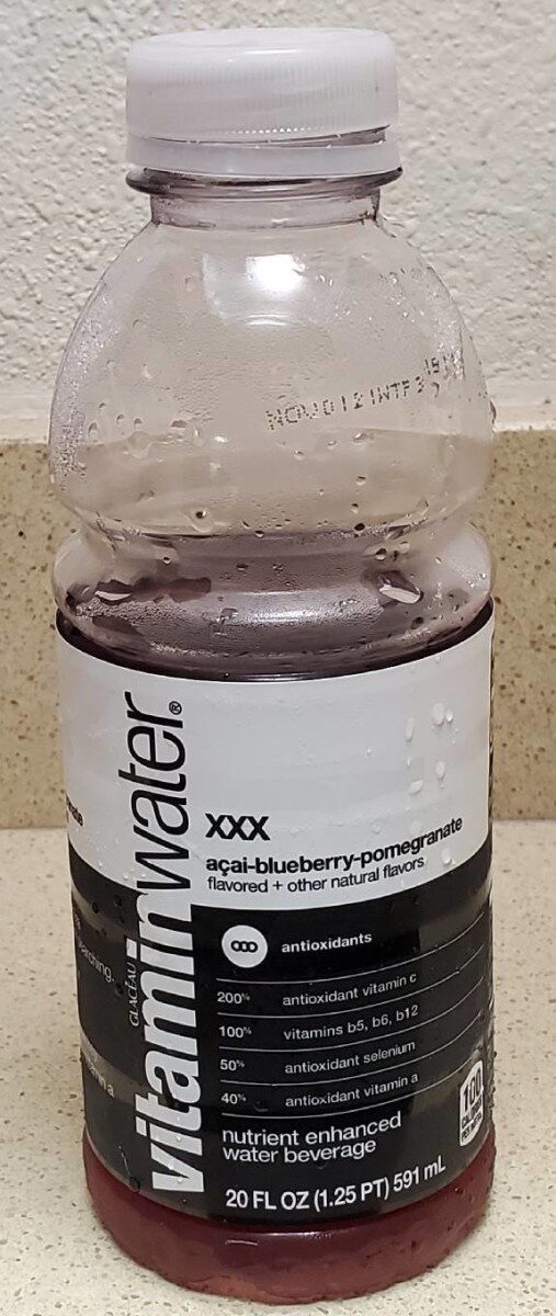 VitaminWater Acai-Blueberry-Pomegranate Flavored Water - Produkt - en