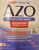Azo Urinary Pain Relief - Produkt