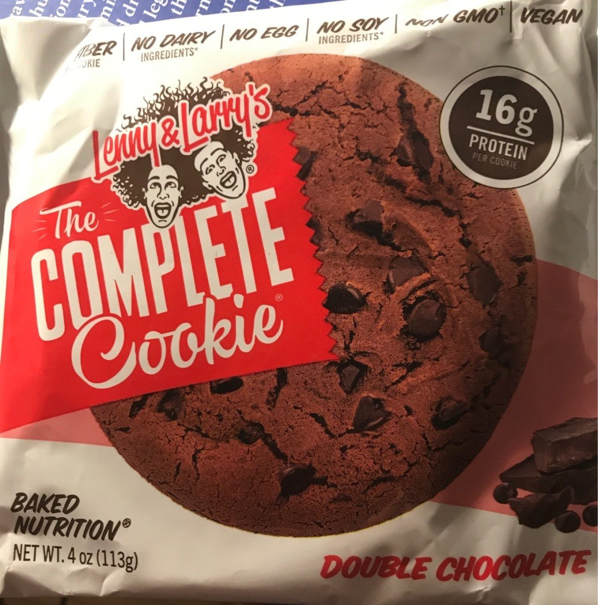 Double chocolate baked nutrition cookie, double chocolate - Product