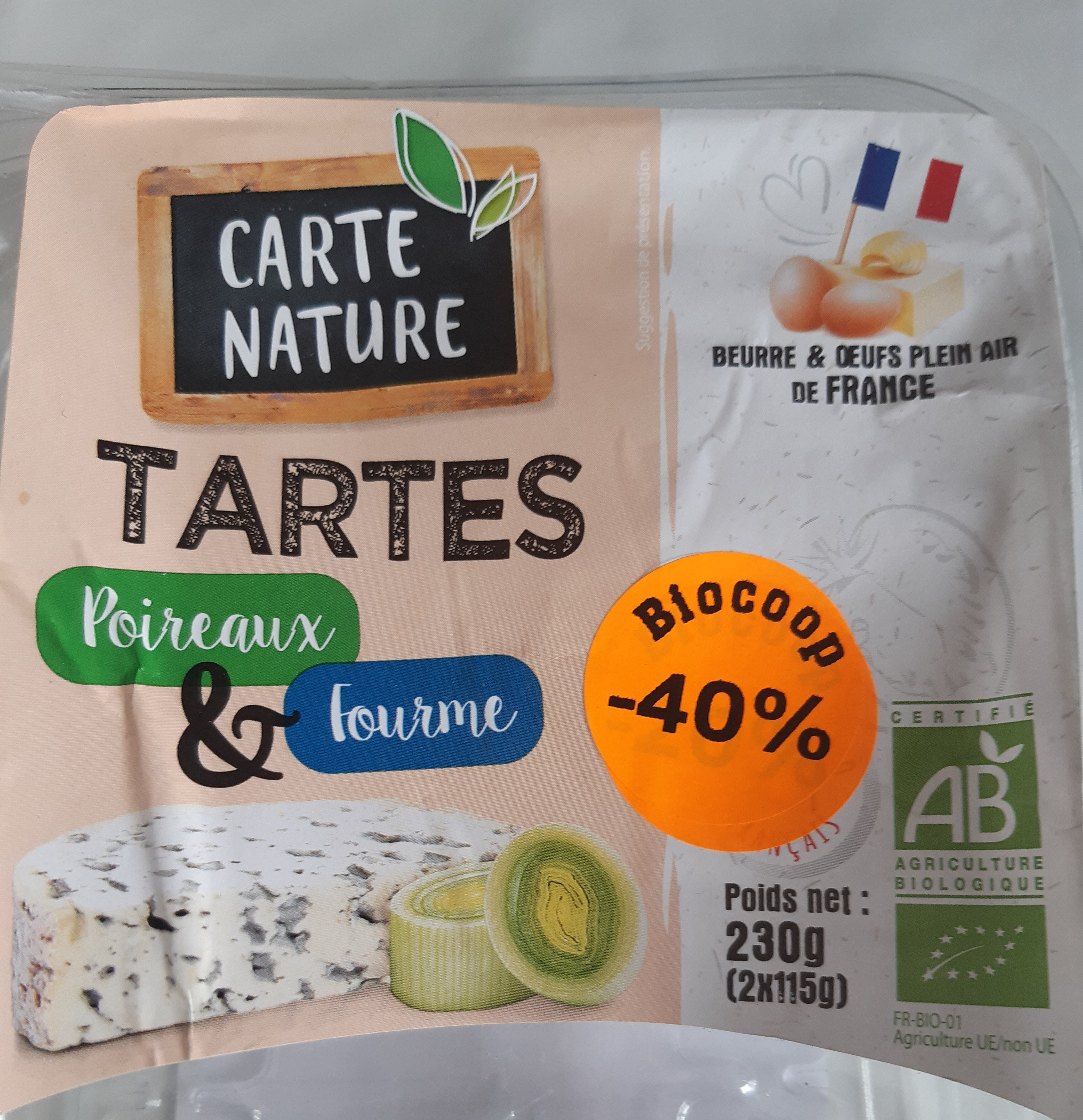tartes - Produit