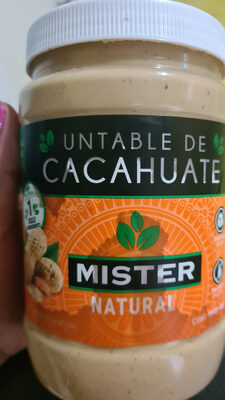 Mister natural untable de cacahuate - Product - es
