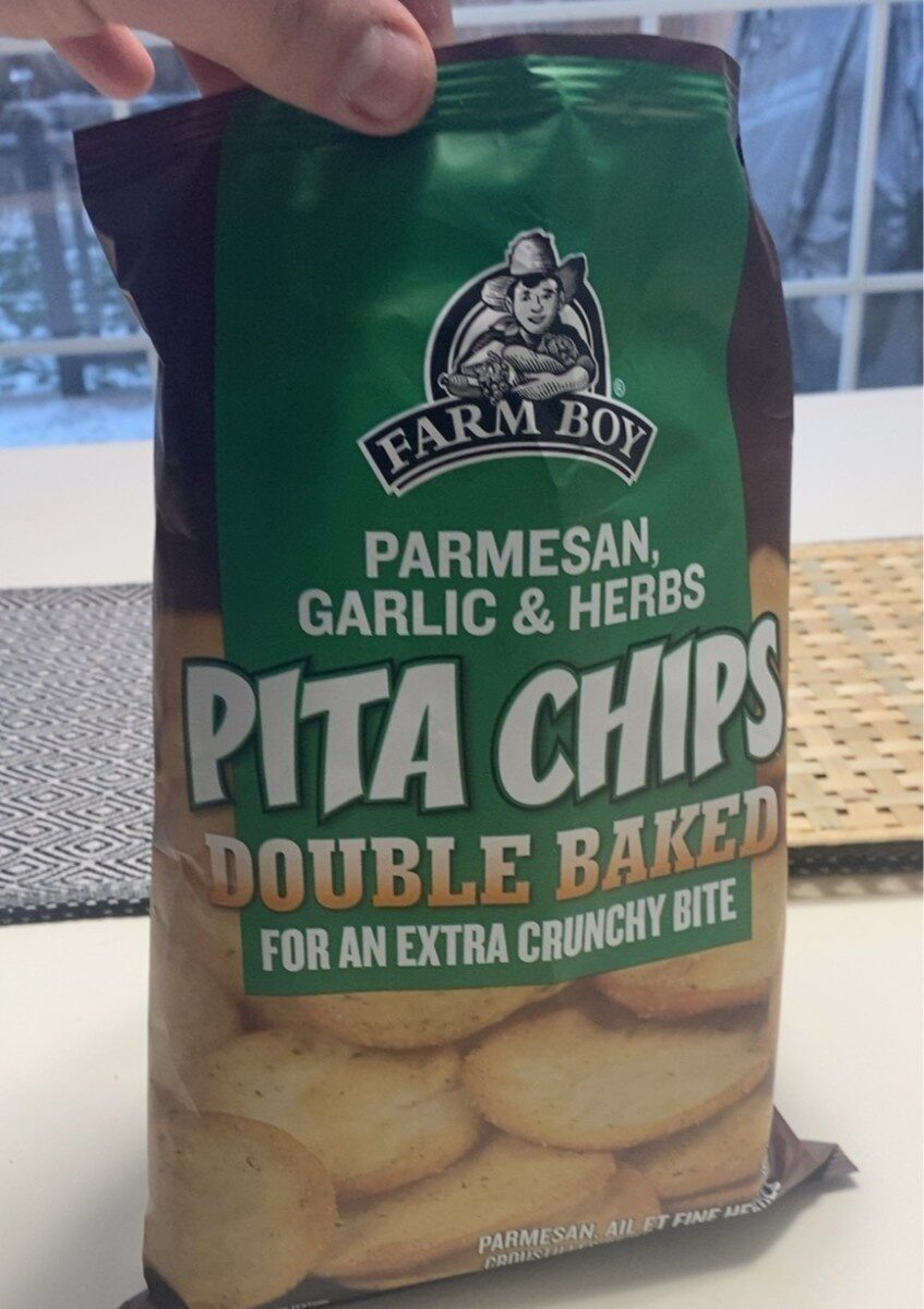 Farm boy Parmesean garlic herb pit chips - Product - fr