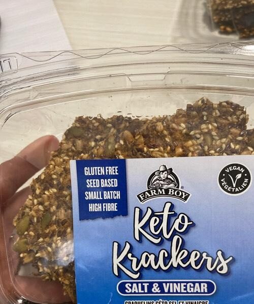 Keto Krackers Salt & Vinegar - Product