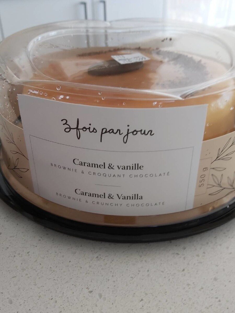 Gâteau caramel & vanille - Product - fr