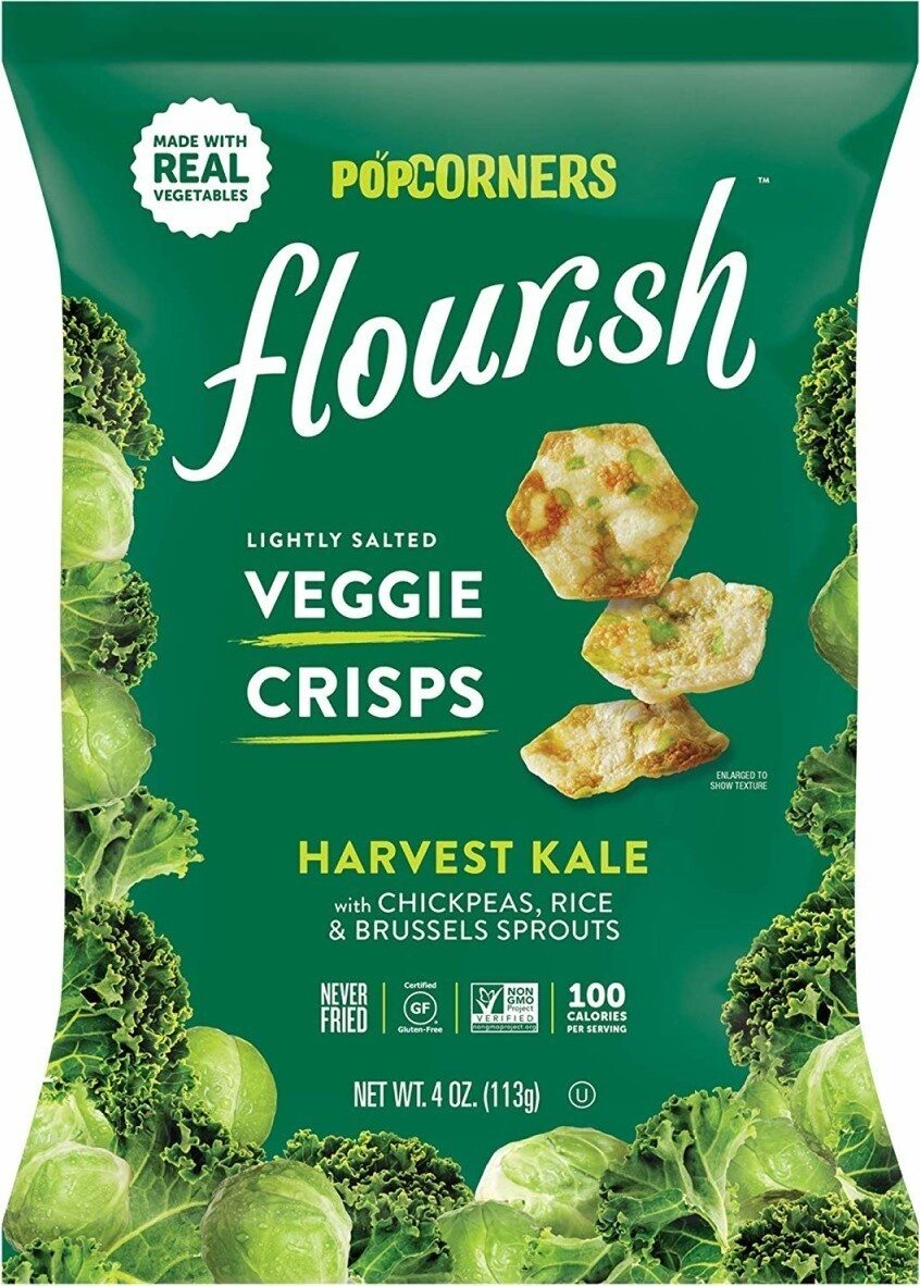 Flourish harvest kale veggie crisps - Product