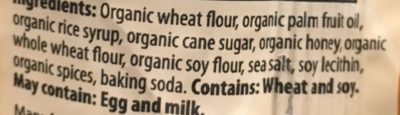 Organic Waffle Honey - Ingredients
