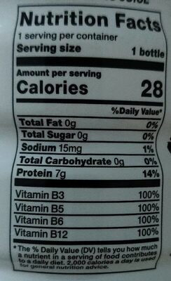 Trimino - Nutrition facts