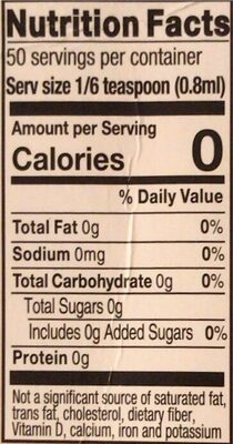 Usa flavor fruit drops raspberry - Nutrition facts