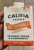 Califia Farms Better Half Original Coconut Cream & Almond Milk - Produit