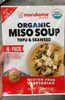 Organic miso soup - Produkt