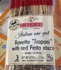 Tiberino Bavette “trapani” with red Pesto sauce - Producto