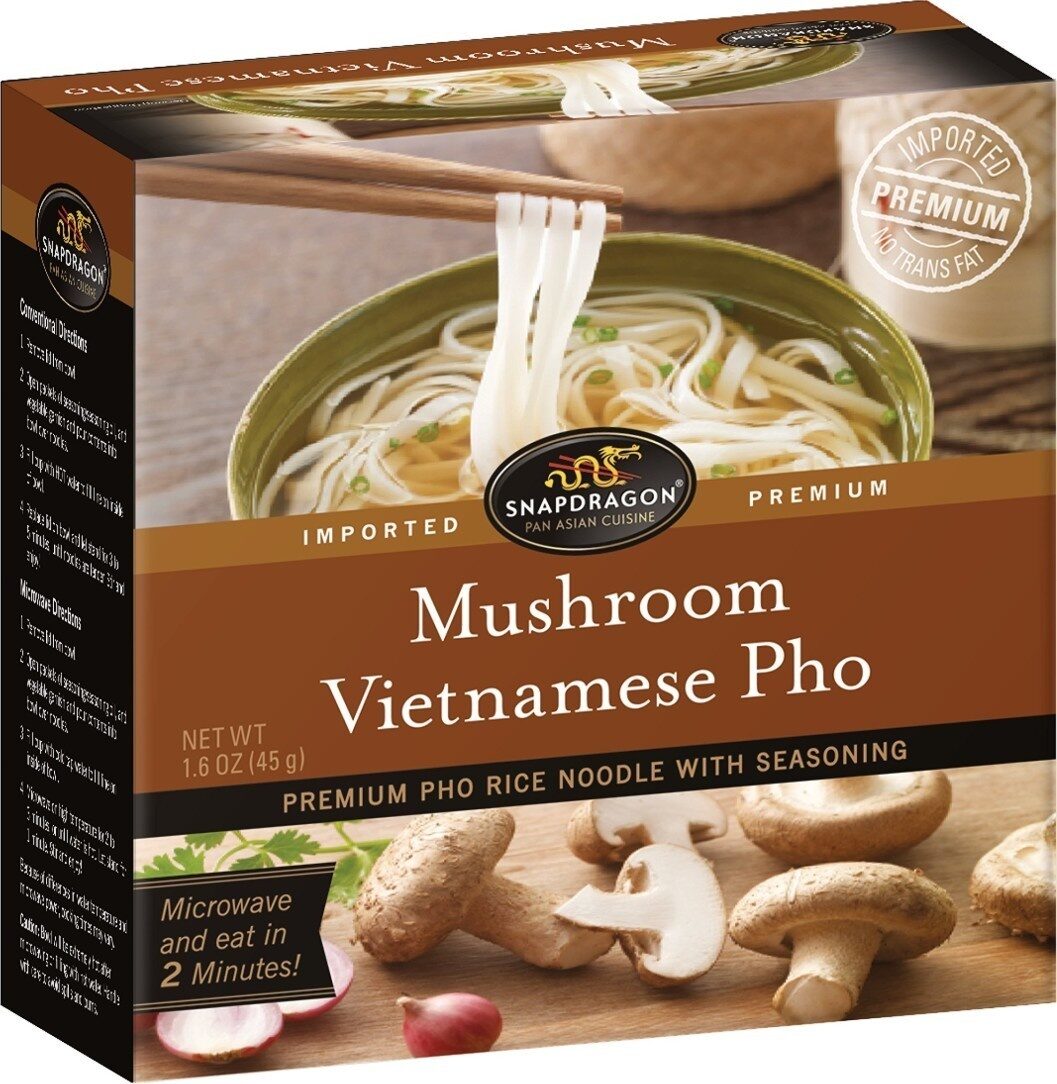 Mushroom vietnamese pho soup bowl - Product - en