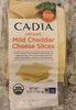 Organic mild cheddar cheese slices - Product