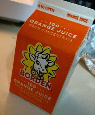 Borden 100 orange juice - نتاج - en