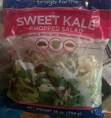 Calories in Braga Farms Sweet Kale Chopped Salad