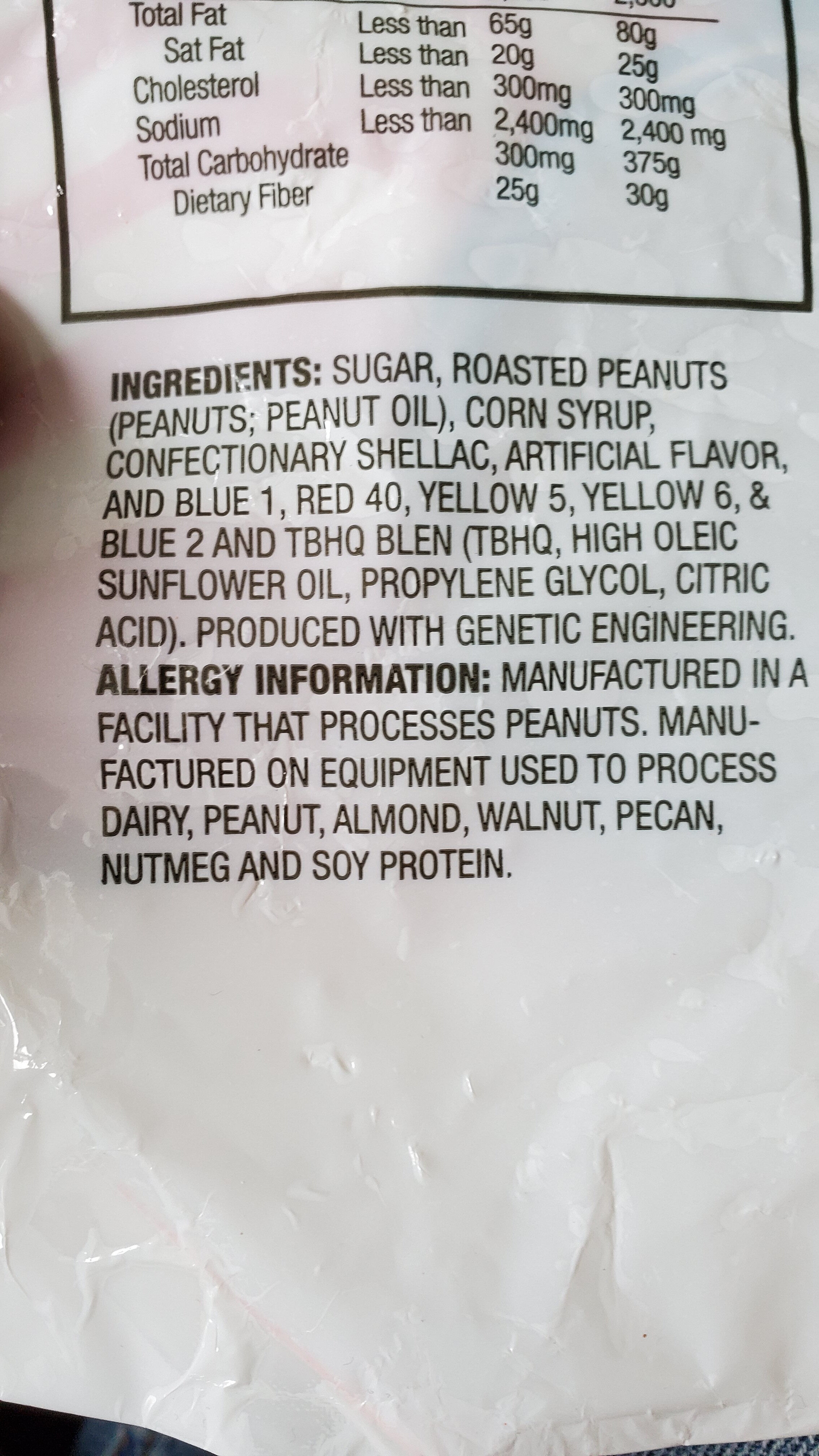 French burnt peanuts - Ingredients