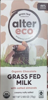 Calories in Organic Chocolate Milk Grass Fed