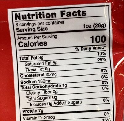 Mac n cheese blend - Nutrition facts
