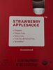 Unsweetened strawberry applesauce - Product