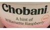 Chobani raspberry less sugar yogurt 5.3 oz - Product