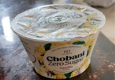 Chobani Zero Sugar Vainilla Flavor - Prodotto - en