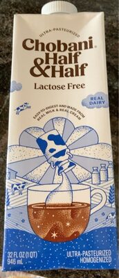 Chobani Half & Half lactose free - Product