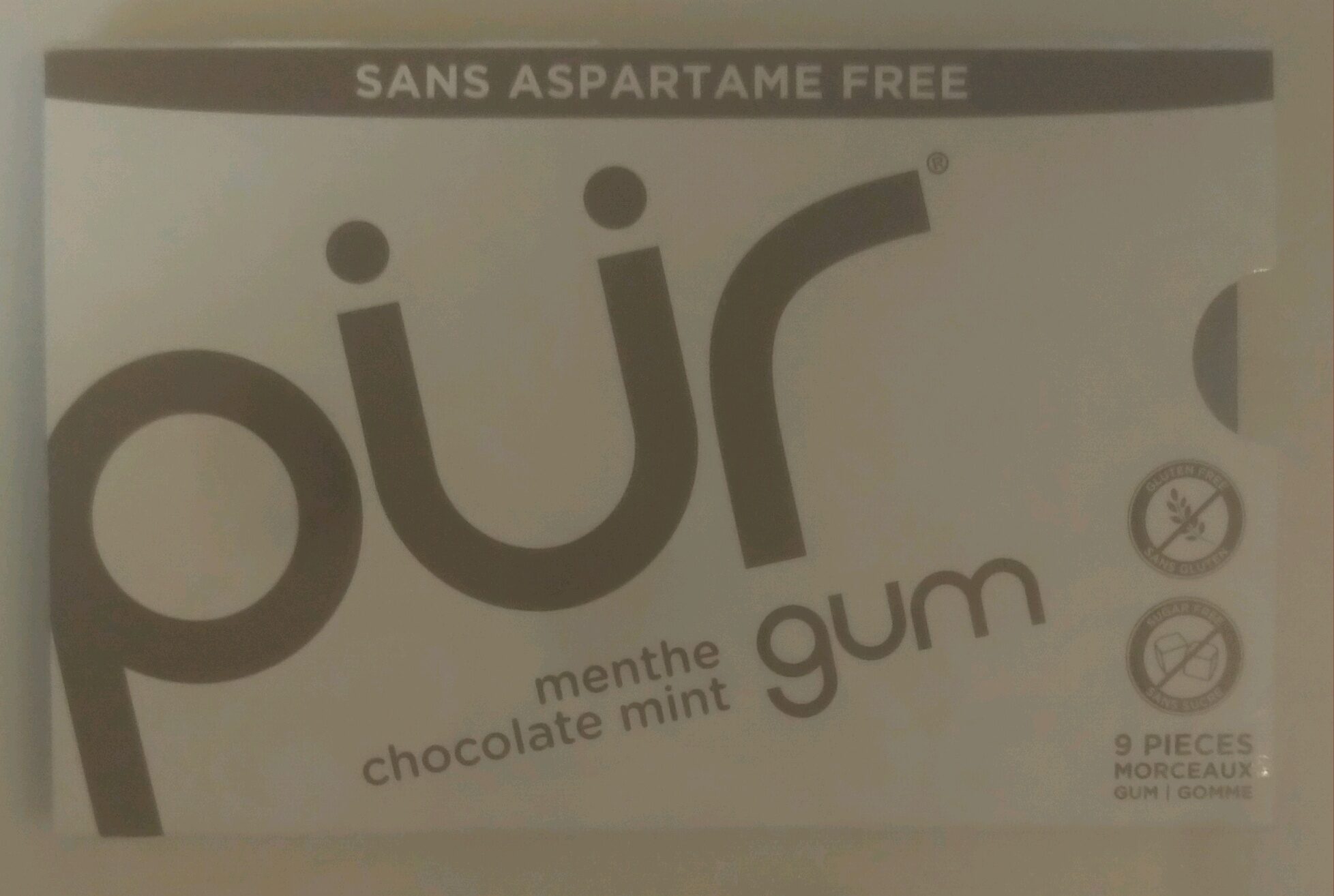 Chocolate Mint Gum - Produit