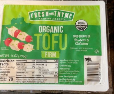Organi tofu firm - Product