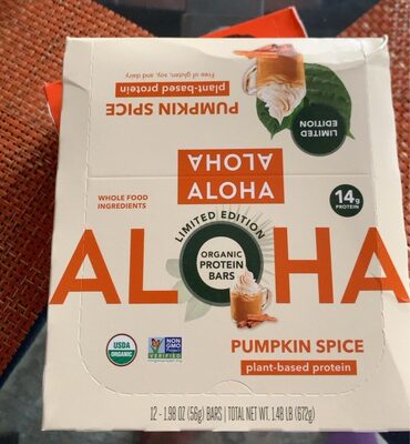 Aloha pumpkin spice protein bar - Product