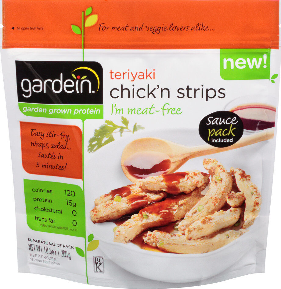 Meat-free teriyaki chick'n strips - Product