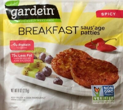 Spicy breakfast saus'age patties - Product
