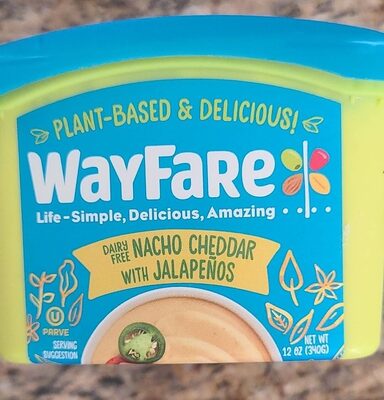 Dairy free nacho cheddar with jalapeños - Product