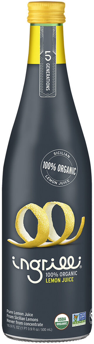 100% Organic Lemon Juice - Recycling instructions and/or packaging information