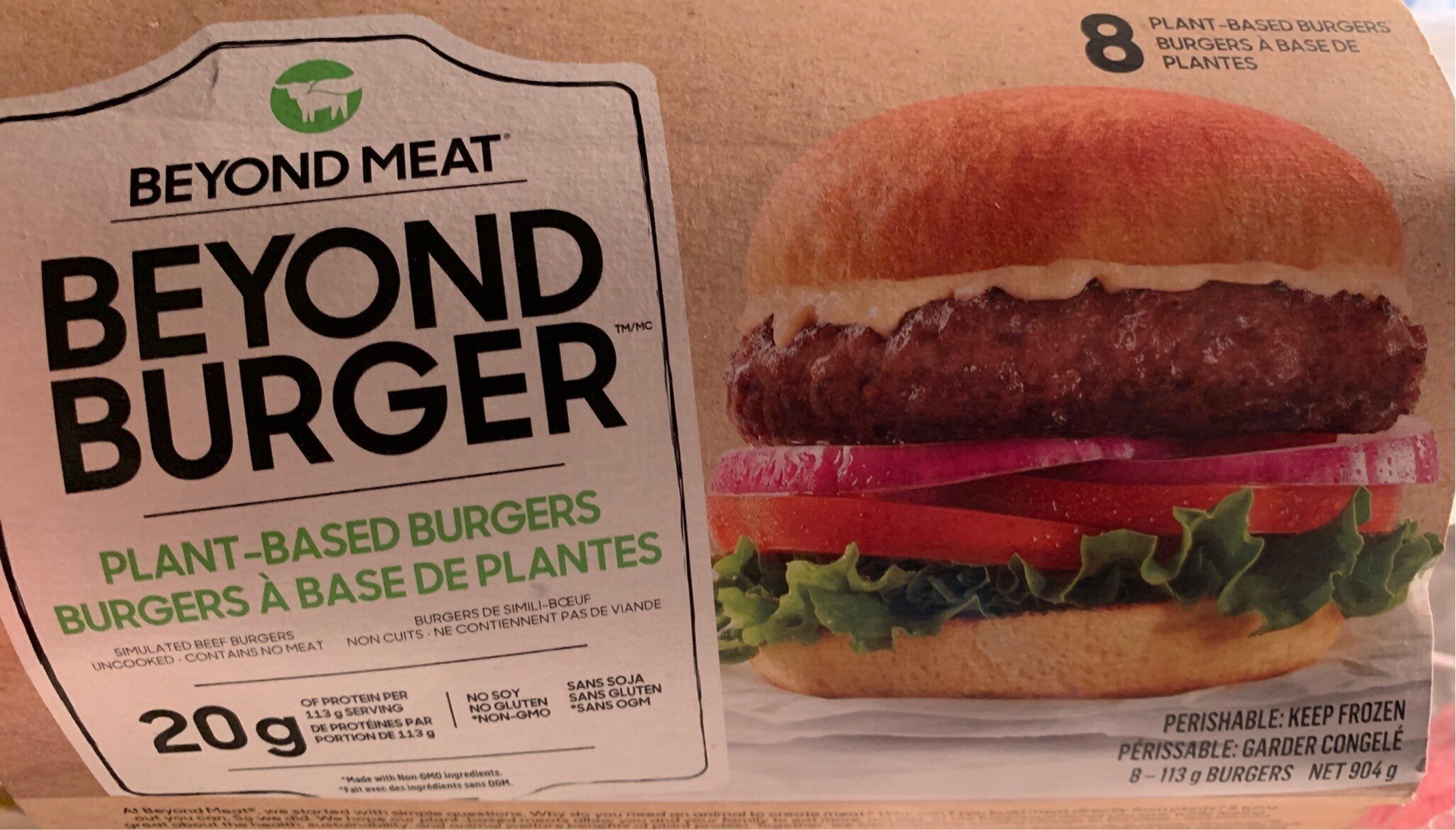 Beyond burger, Beyond Meat (2 x 113 g)  La Belle Vie : Courses en Ligne -  Livraison à Domicile