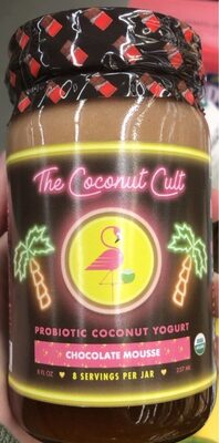 Lovebiotics Llc, CHOCOLATE MOUSSE PROBIOTIC COCONUT YOGURT, CHOCOLATE MOUSSE, barcode: 0850007391058, has 0 potentially harmful, 0 questionable, and
    1 added sugar ingredients.