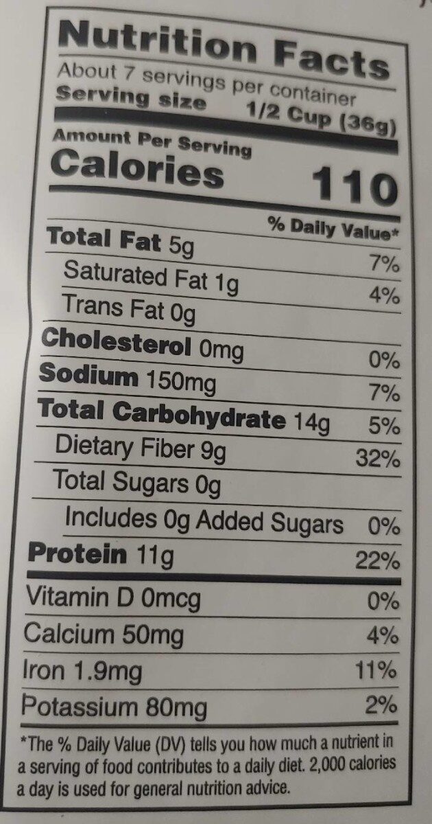 Chocolate Peanut Butter Keto Friendly Cereal - Nutrition facts