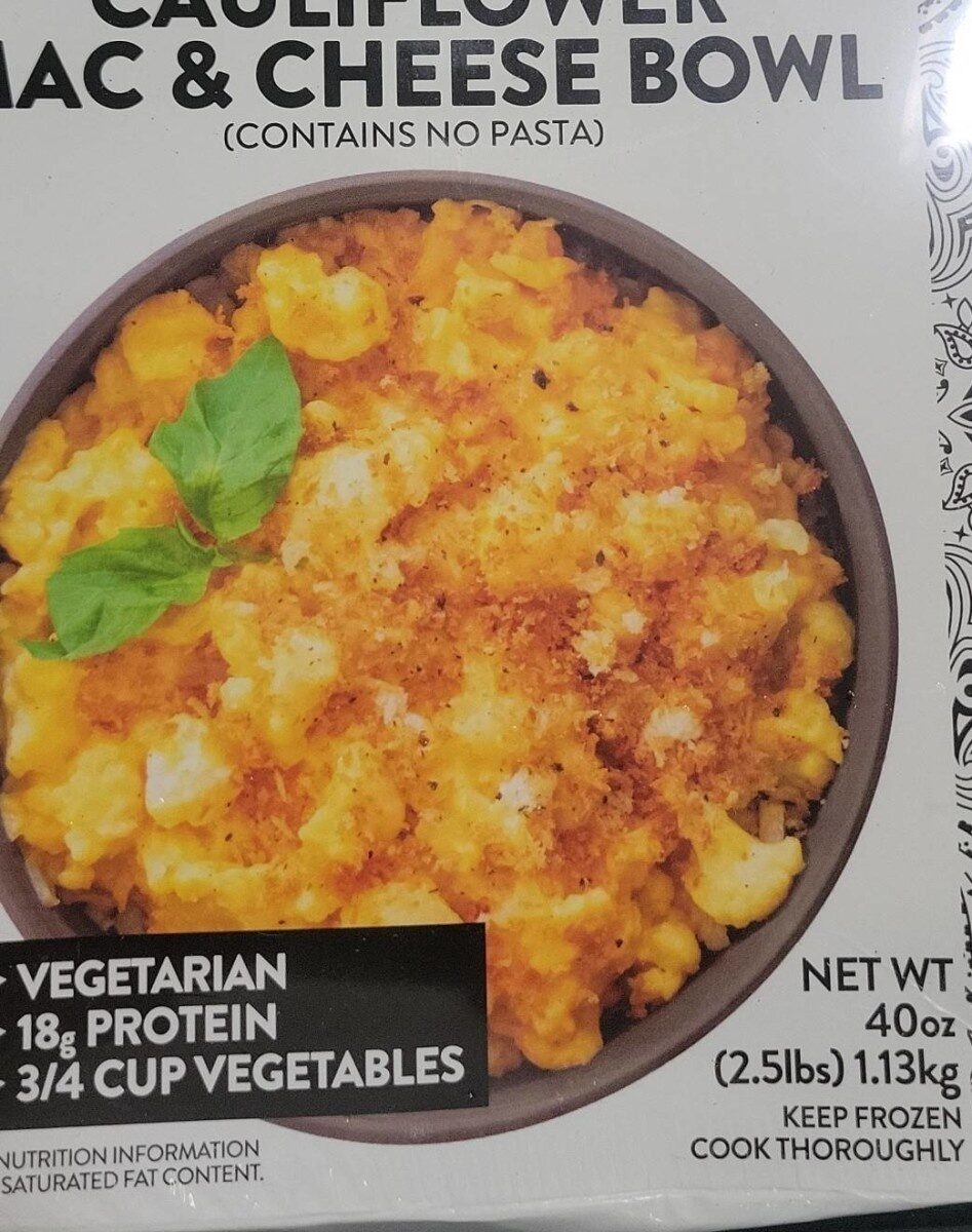 Cauliflower mac and cheese bowl - Product